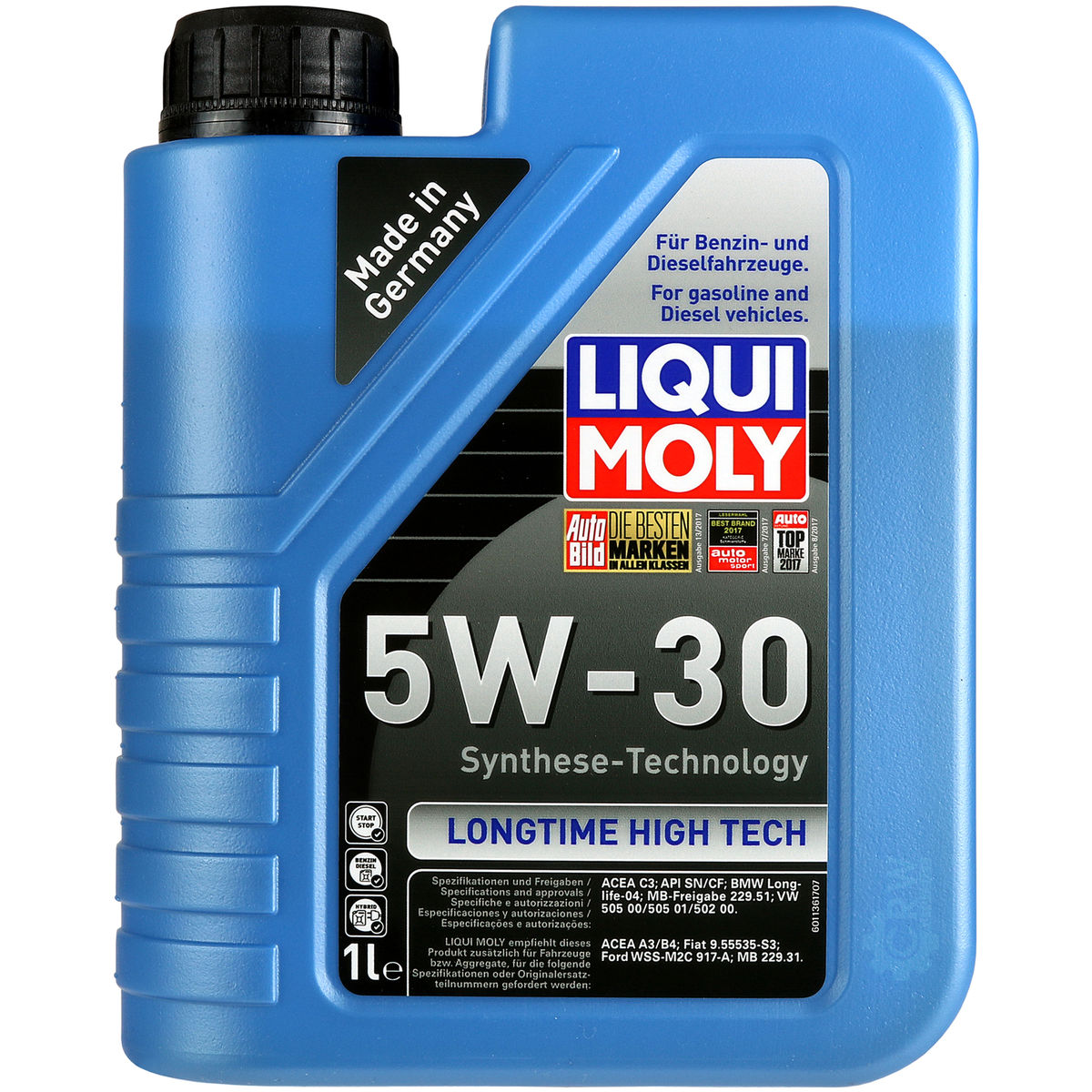 Huile Moteur Liqui Moly 1137 Longtime Hightech 5w30 5l