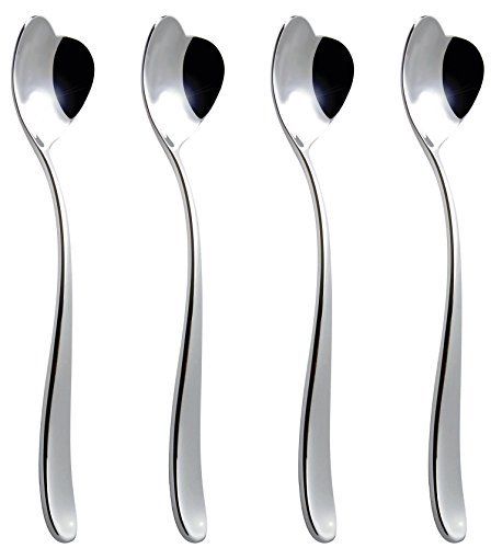 Alessi - Cuillere A Glace Big Love - Metal - Acier Inoxydable 18, 10 - Designer Miriam Mirri