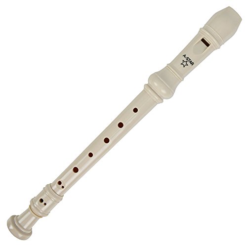 A Star Rec01be Flute A  Bec Sopranoenregistreur Descant Pour Enfant Blanc