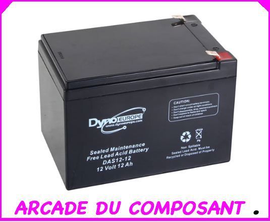 Accu acide plomb 12v 12ah 150x97x99mm VELLEMAN