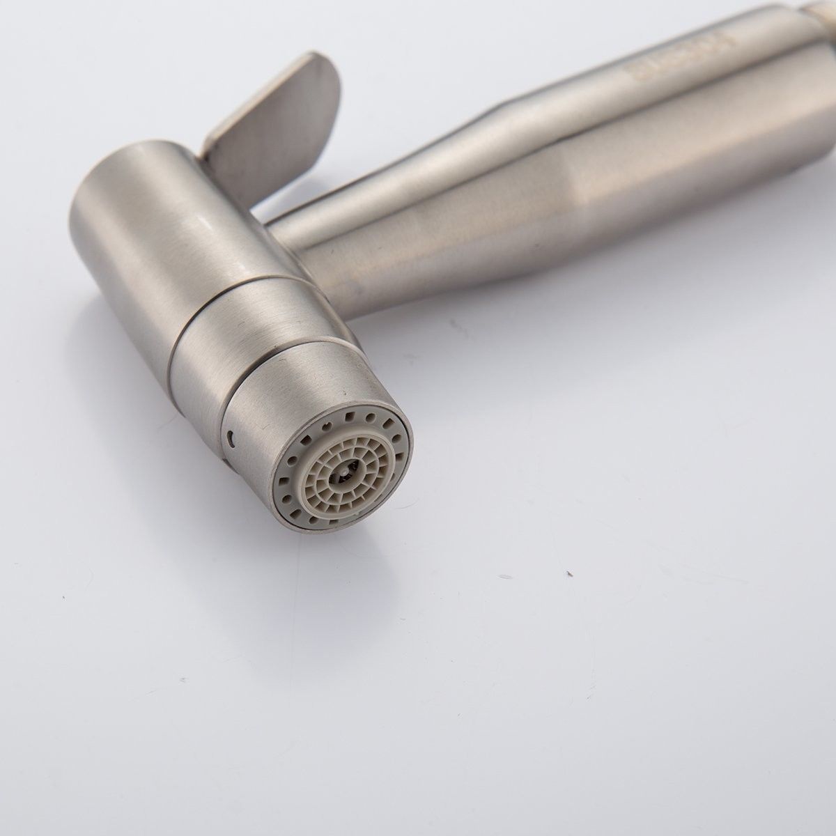 Bidet Tecmolog Acier Inoxydable Nickel Brosse Installation Suspendue Douchette Wc