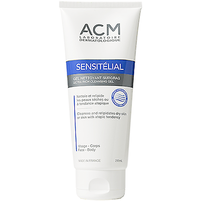Acm sensitelial gel nettoyant surgras 200ml