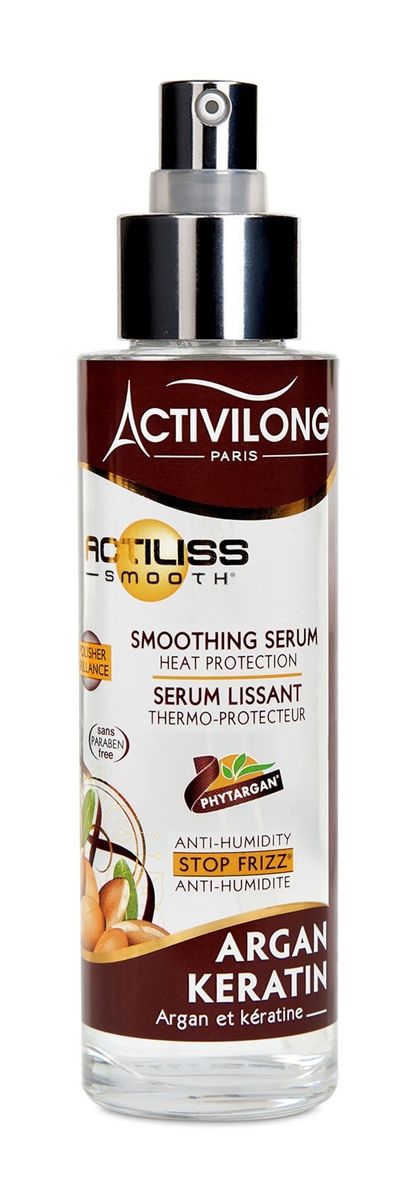 Activilong Serum Lissant Actiliss Smooth - Thermo-protecteur - Argan Et Keratine - 100 Ml