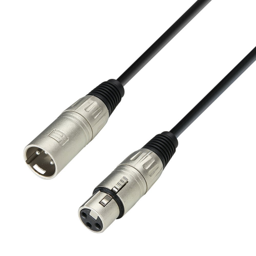 Cable De Microphone Noir Xlr-f/xlr-m