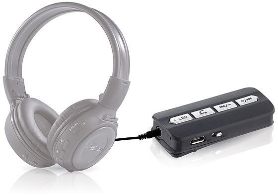 Callstel Adaptateur Bluetooth 5 En 1 Micro / Mp3 / Radio Pour Casque Avec Connecteur Jack