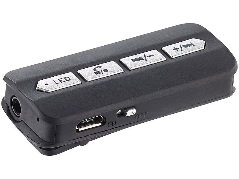 Callstel Adaptateur Bluetooth 5 En 1 Micro / Mp3 / Radio Pour Casque Avec Connecteur Jack