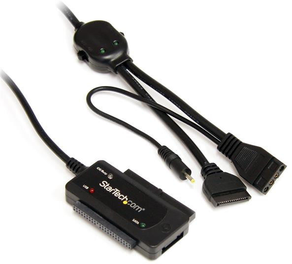 StarTech.com Adaptateur Convertisseur USB 2.0 vers DD/SSD SATA ou IDE - 2.5 ou 3.5