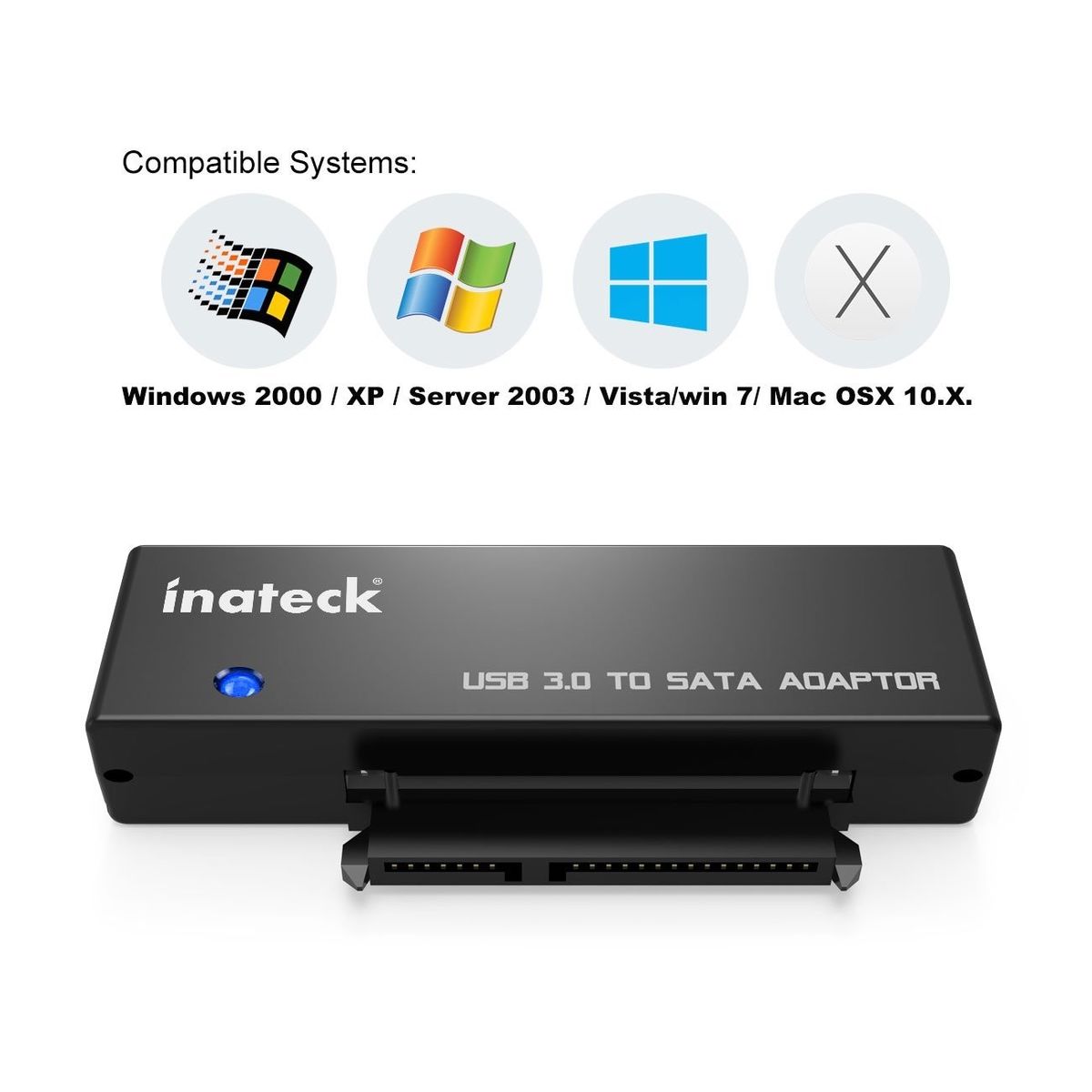 Inateck Adaptateur USB 3.0 vers SATA disque dur pour 2.5 