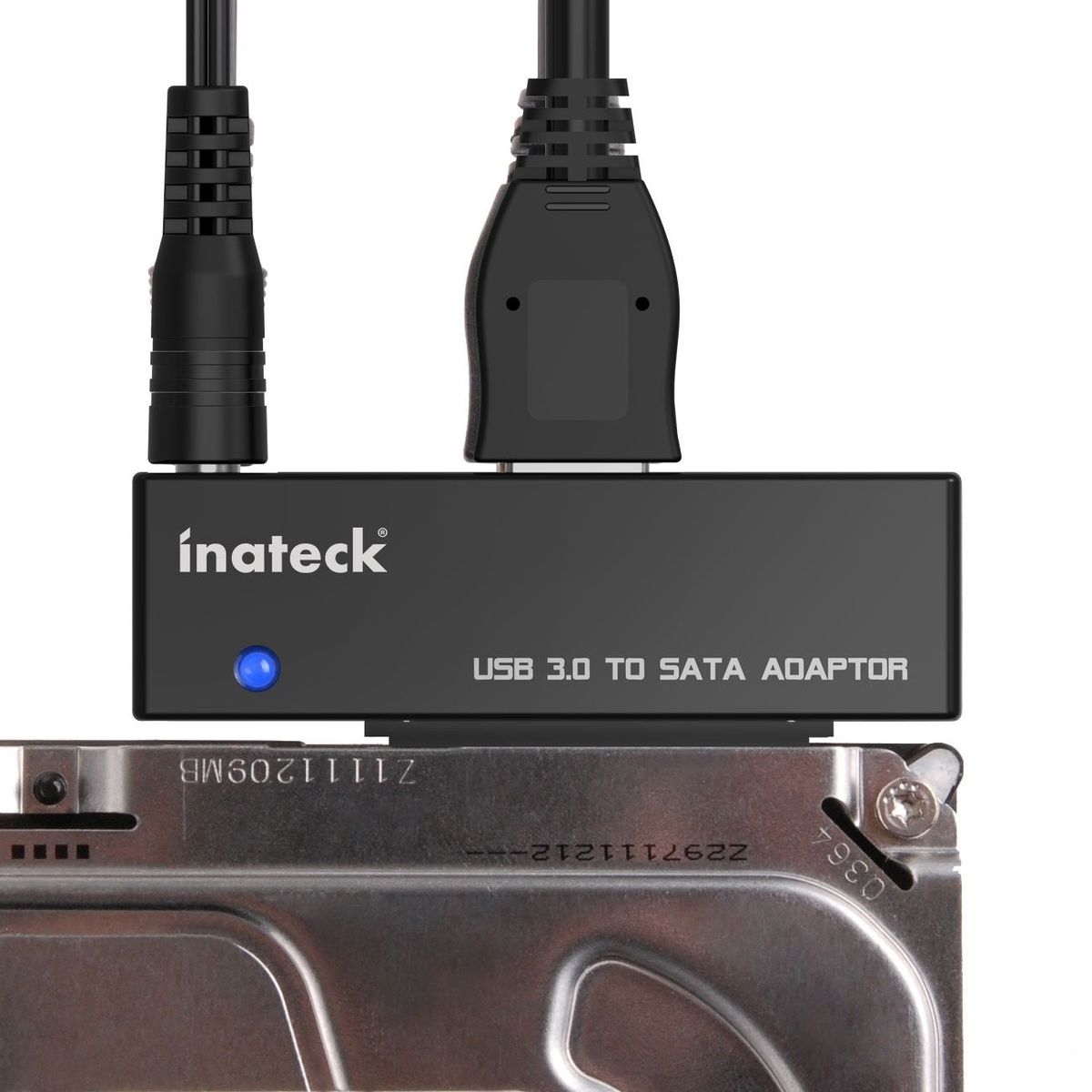 Adaptateur Usb 30 Vers Sata Pour Disque Dur 2535 Inateck Convertisseur Avec Alimentation Externe