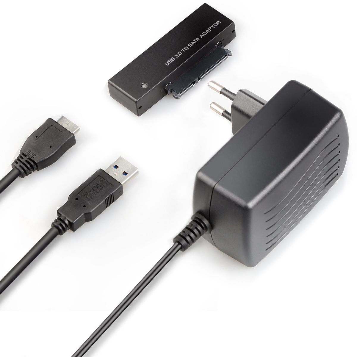 Adaptateur Usb 30 Vers Sata Pour Disque Dur 2535 Inateck Convertisseur Avec Alimentation Externe