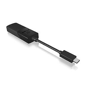 Icy Box IB-AC533-C Adaptateur USB Type C/VGA Noir