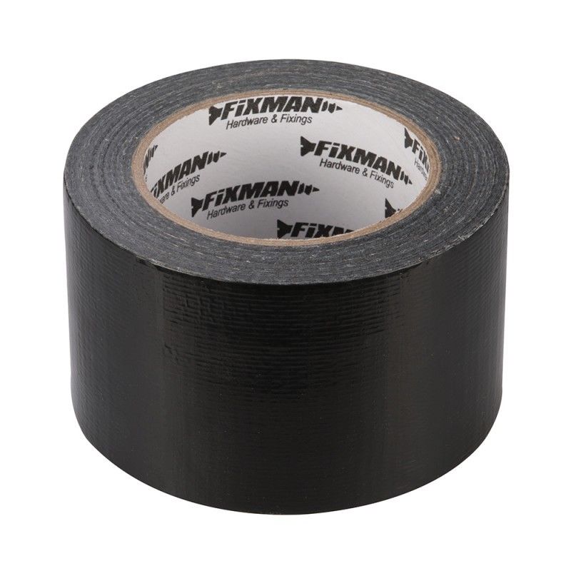 Fixman 190469 Heavy Duty Duct Tape, 50 Mm X 20 M A Noir, 72 X 50 M, Noir 