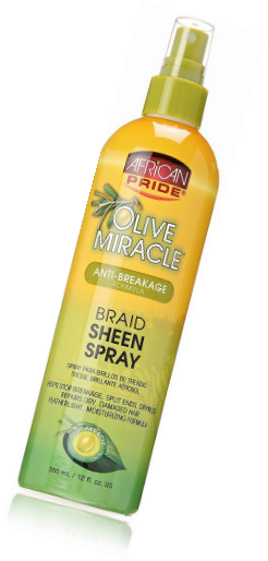 Vapo Pour Les Cheveux - African Pride - Olive Miracle - 355 Ml - Hydratant - Tous Types De Cheveux
