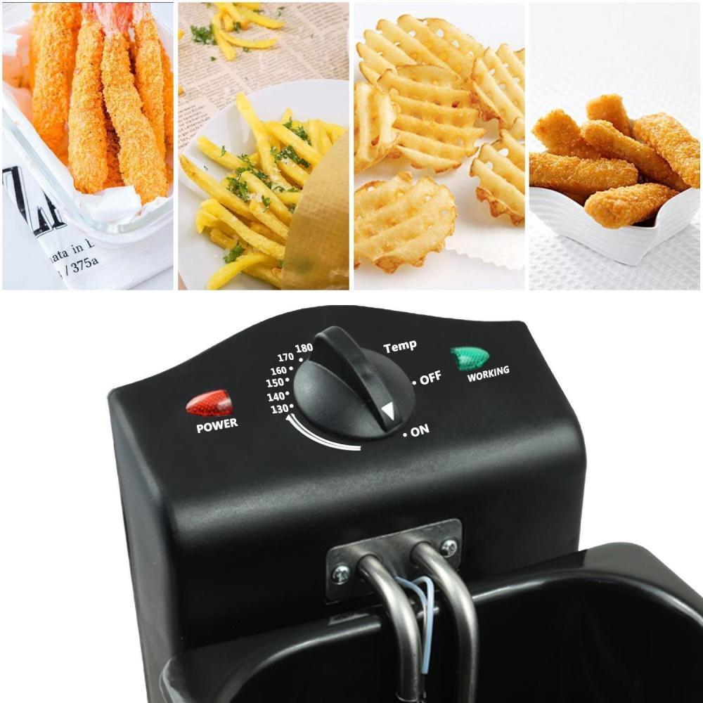 Aigostar Ushas 30hez Friteuse 0 Bpa Avec Fenetre De Vue 3l Cuve Amovible Acier Inoxydable Design Exclusif