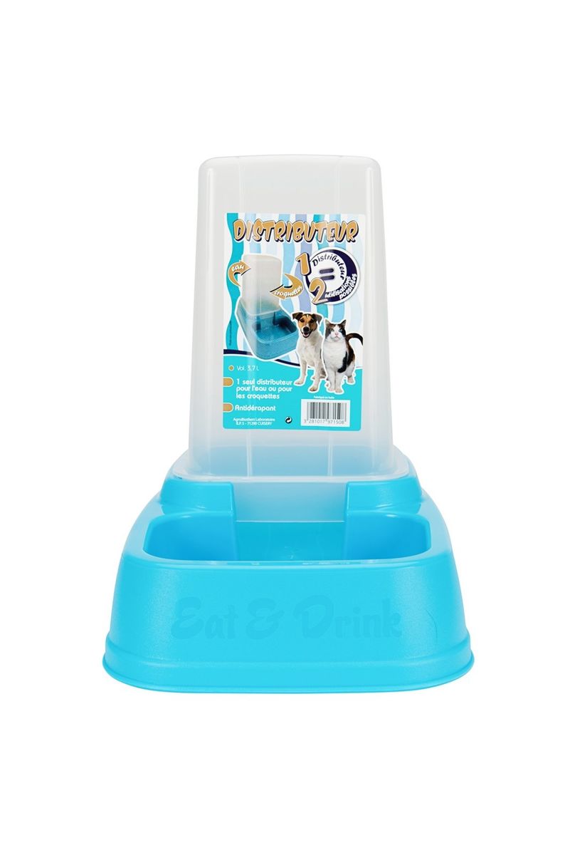Distributeur 2en1 en Plastique pour Chien - Tyrol - 3,7L
