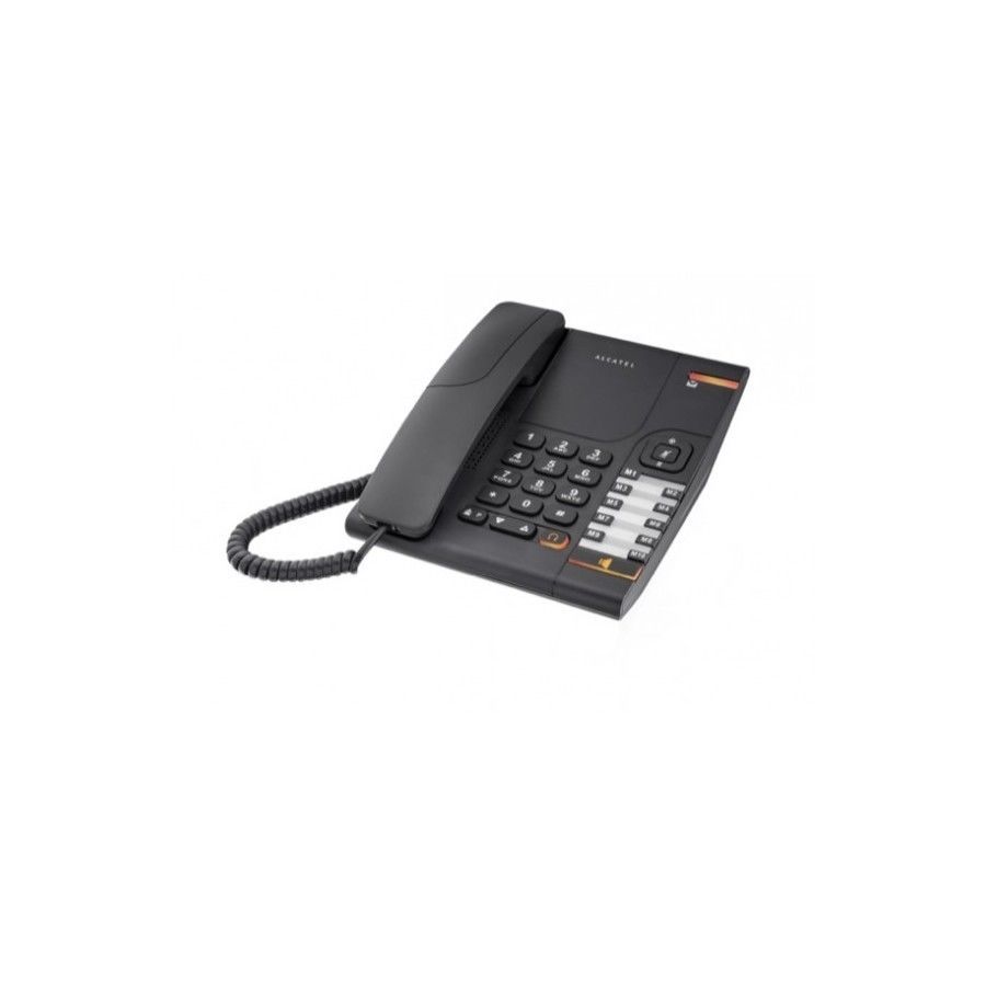 Telephone Filaire Alcatel Temporis Pro 380 Avec Prise Casque Noir