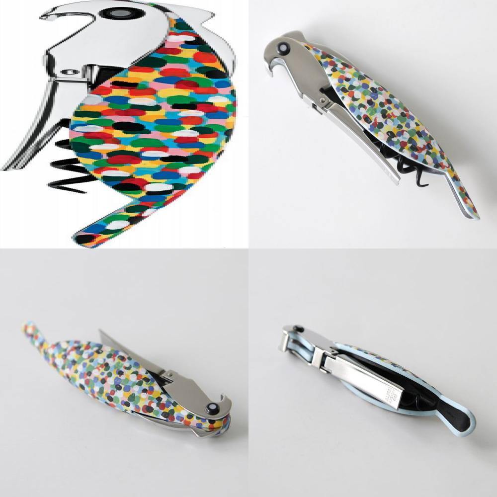 Parrot Sommelier-tire-bouchon - Multi-colored - Handdekoriert/brillant/licensed By Pulltaps