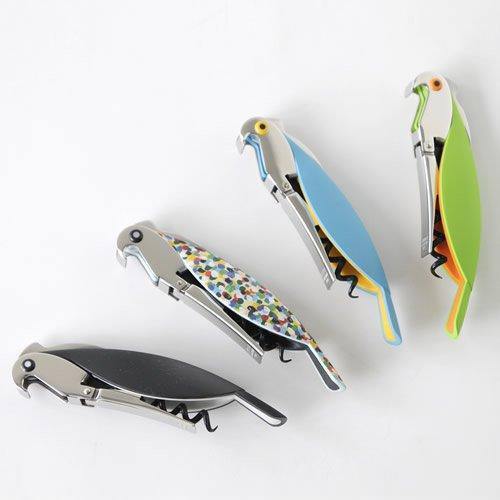 Parrot Sommelier-tire-bouchon - Multi-colored - Handdekoriert/brillant/licensed By Pulltaps