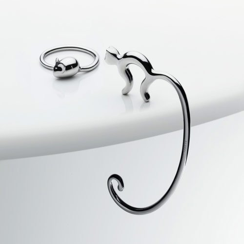 Alessi Fgo02 Pip Porte-cles En Acier In ...