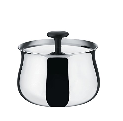 Alessi - Sucrier Cha - Metal - Acier Inoxydable Poli Miroir - Designer Naoto Fukasawa