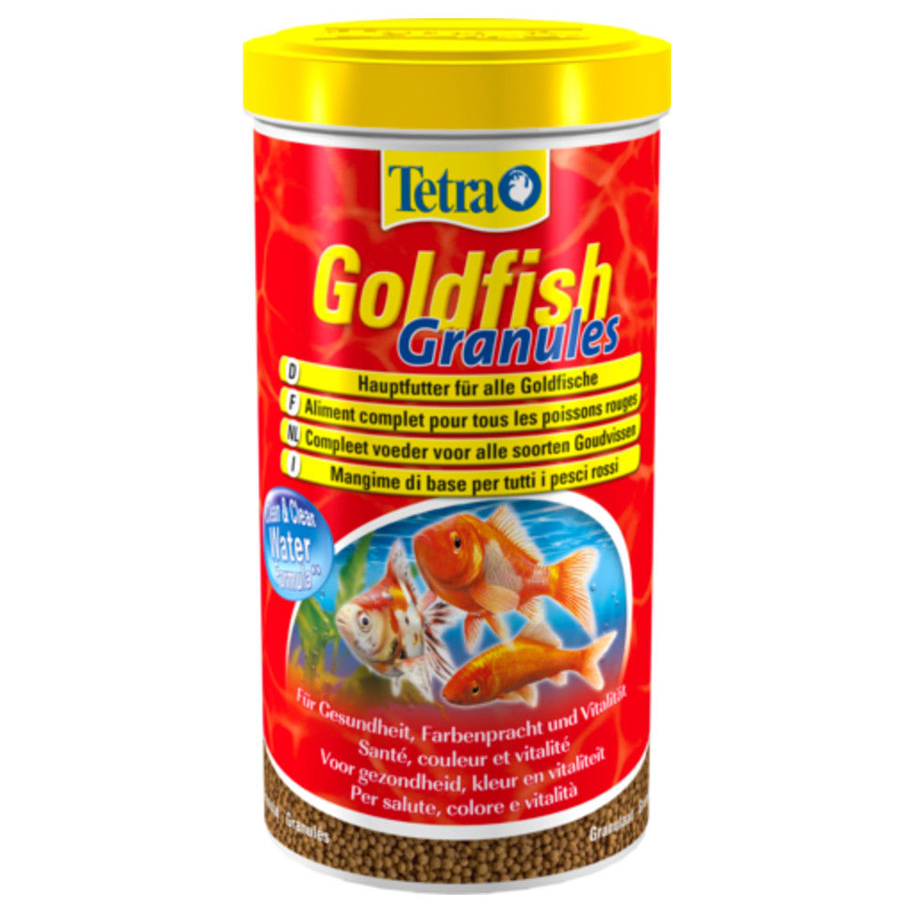 Aliment Complet Goldfish Granules en Granules pour Poissons Rouges - Tetra - 1L