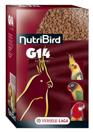 Aliments NutriBird G14 Original Versele Laga pour grandes perruches Sac 1 kg