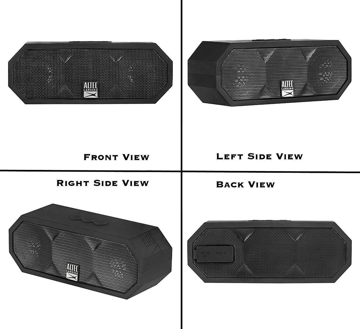 Enceintes Bluetooth Nomade Altec Lansing Al-imw457 - Noir - Ip67 - 10h - Portee 15m