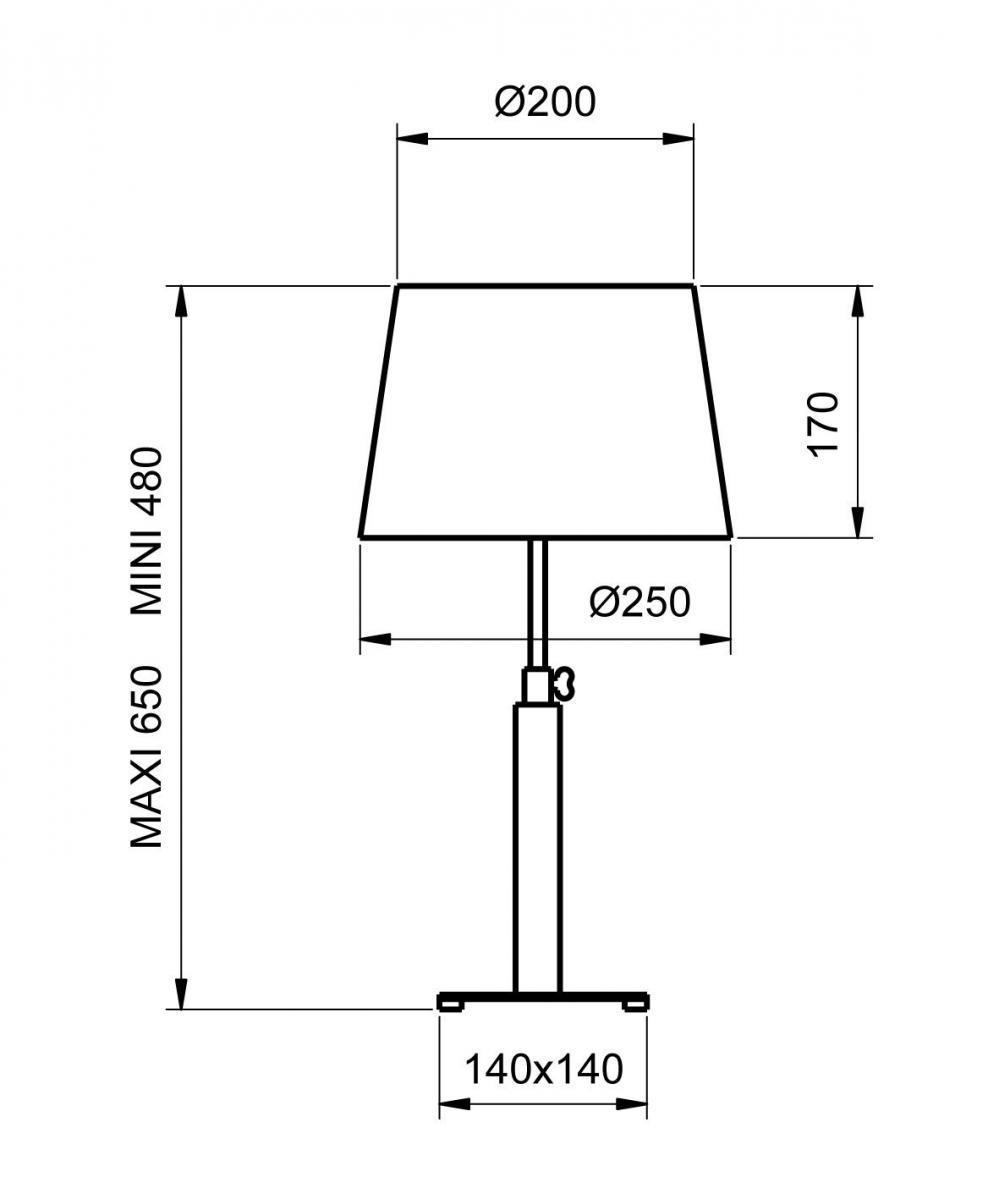 Camif Lampe A Poser Quatro Up Chene Gris
