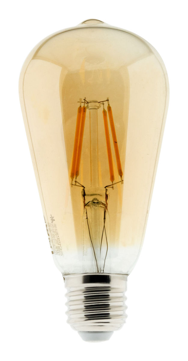 Ampoule Deco Filament Led Ambree 4w E27 Elexity