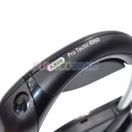 Antivol De Cadre Pour Velo - Abus - Pro Tectic 4960 Lh Nkr - Acier Cemente - 85 Mm - Noir