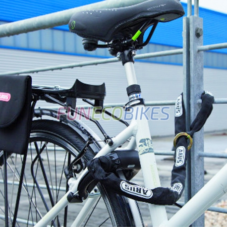 Antivol De Cadre Pour Velo - Abus - Pro Tectic 4960 Lh Nkr - Acier Cemente - 85 Mm - Noir