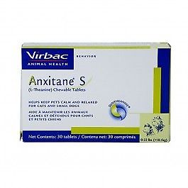 Complement Nutritionnel - Virbac - Anxitane S - 30 Comprimes - Pour Chiens Et Chats - Anxiete