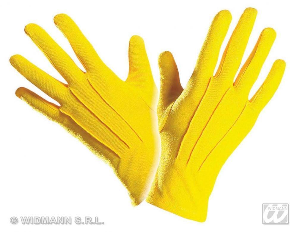 Gloves Yellow One Size Fits Most Adul