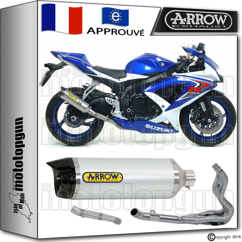 Silencieux Arrow Alu Thunder Embout Carbone Alu