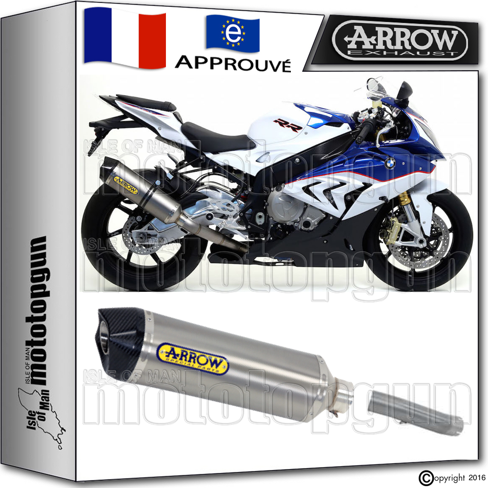 Silencieux Arrow Race Tech Titane Embout Carbone Titane