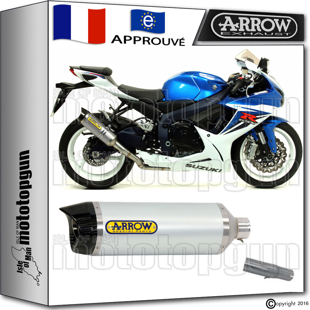 Silencieux Arrow Alu Thunder Embout Carbone Alu