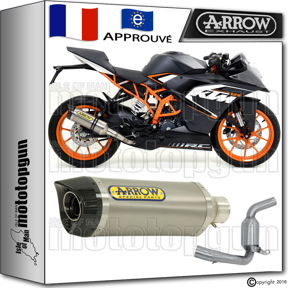 Silencieux Arrow Thunder Titane Embout Carbone Titane