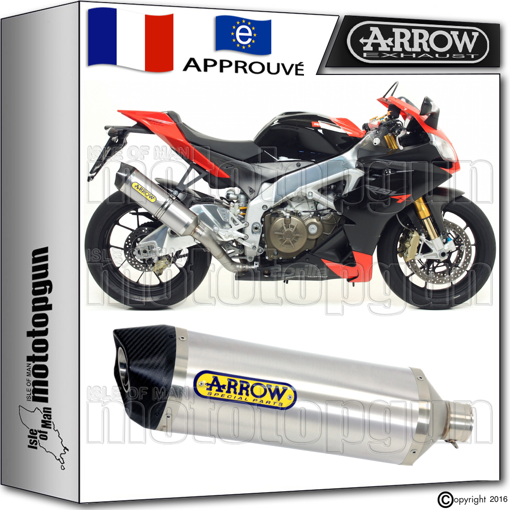 Silencieux Arrow Alu Race-tech Embout Carbone Alu