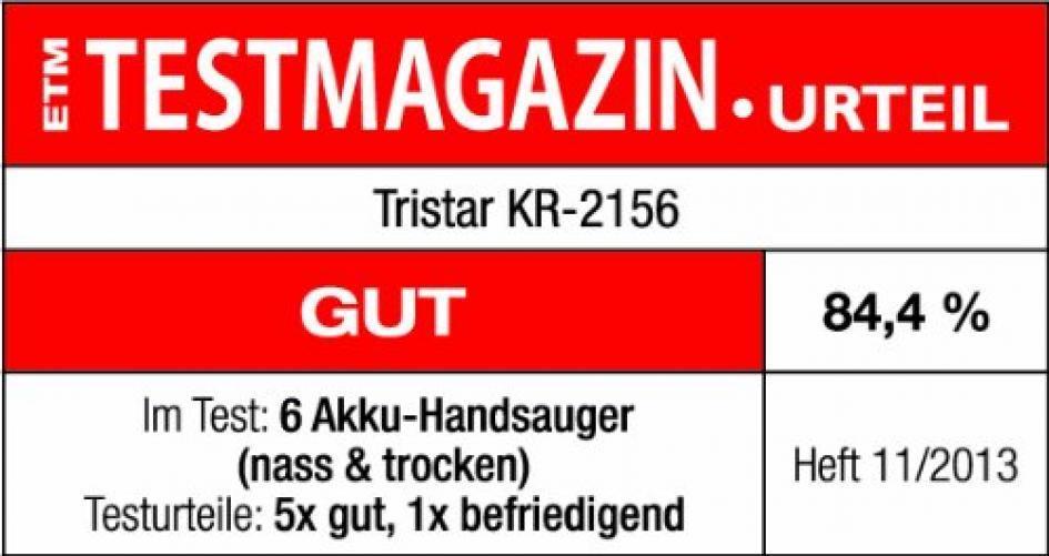 Tristar Kr-2156 - Ramasse-miettes 72 V - Aspiration Seche Et Humide - Embout Avec Brosse Et Un Autre Pour Laspiration Des