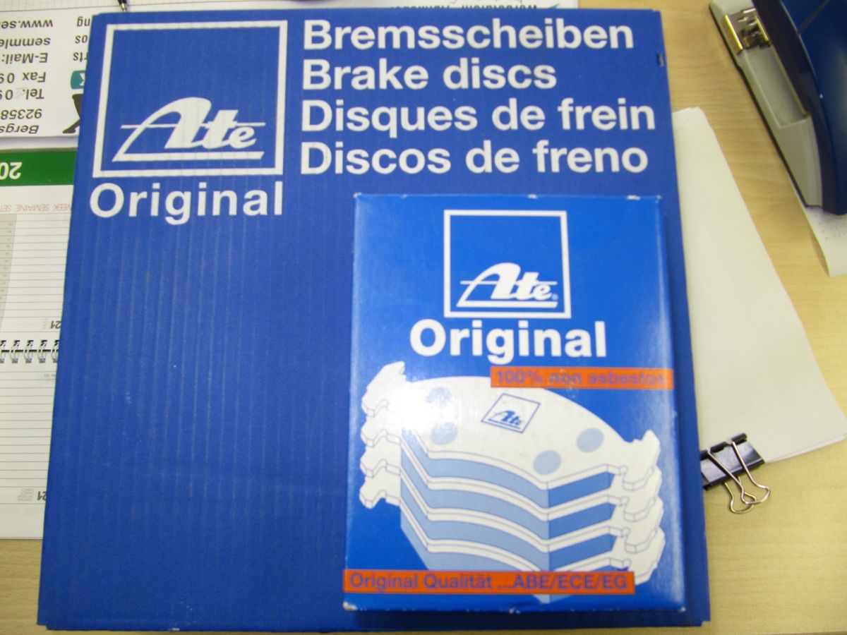 Ate Disques Et Plaquettes De Frein Opel Astra J Kit Avant Avec 15zoll Jante