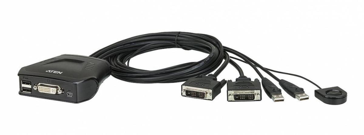 CS22D switch KVM DVI/USB avec telecommande