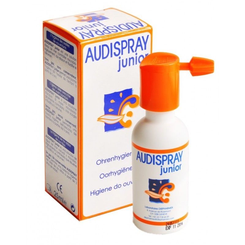 Audispray Junior Hygiene De L'oreille 25ml
