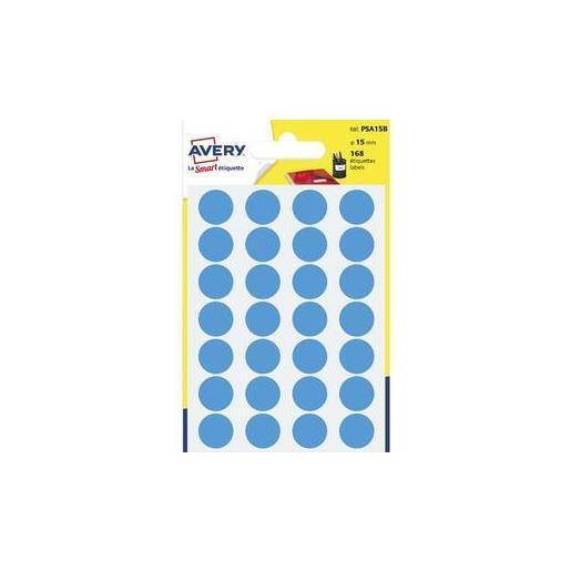 Avery Étiquette Autocollante De Differentes Couleurs Bleu (pack De 168)