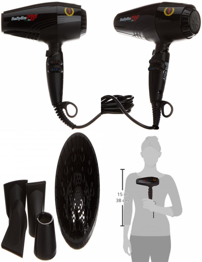 Babyliss Pro Seche Cheveux Rapido Ultra Leger Ref Bab7000ie Noir Rouge Air Froid Sechage Materiel Electrique Cheveux