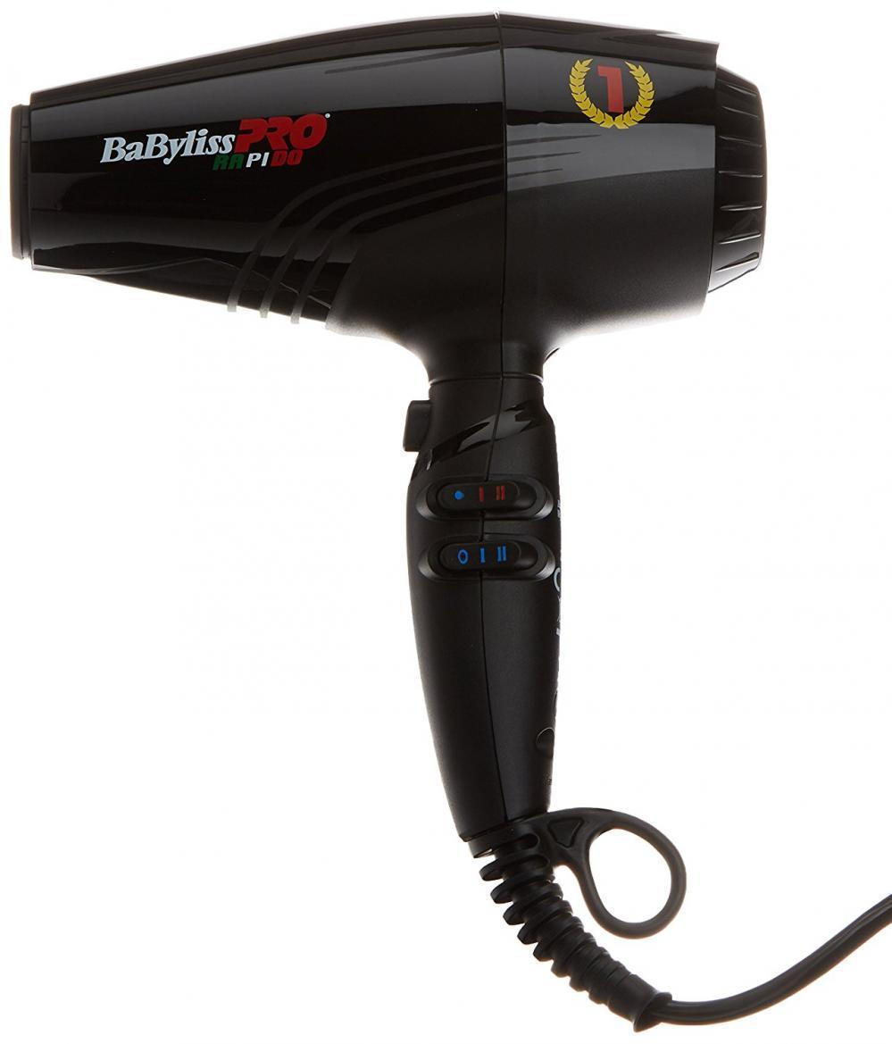 Babyliss Pro Seche-cheveux Rapido Ultra-leger, Ref Bab7000ie Noir, Rouge, Air Froid, Sechage  - Materiel Electrique Cheveux