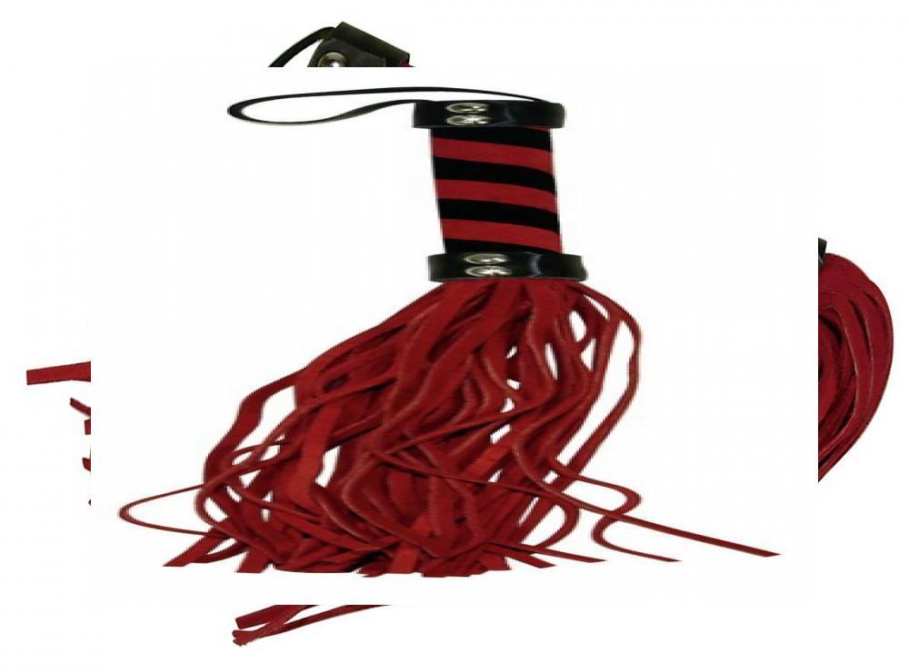 Bad Kitty Flogger Textile Doux Pour Caresses Sensuelles