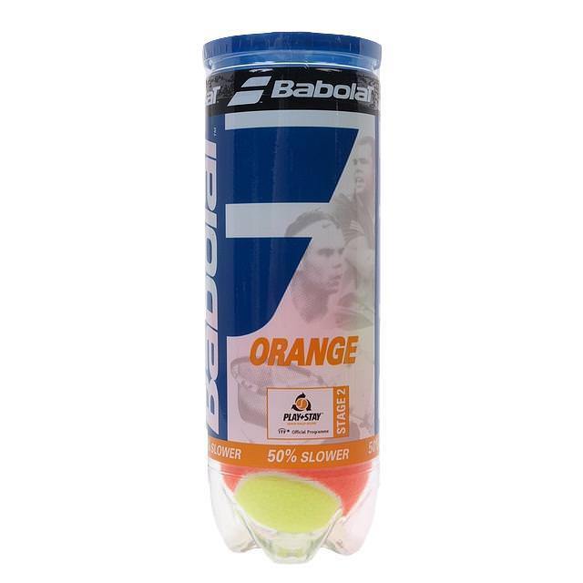 Babolat Orange (Stage 2) Balle Play + Stay Tube De 3