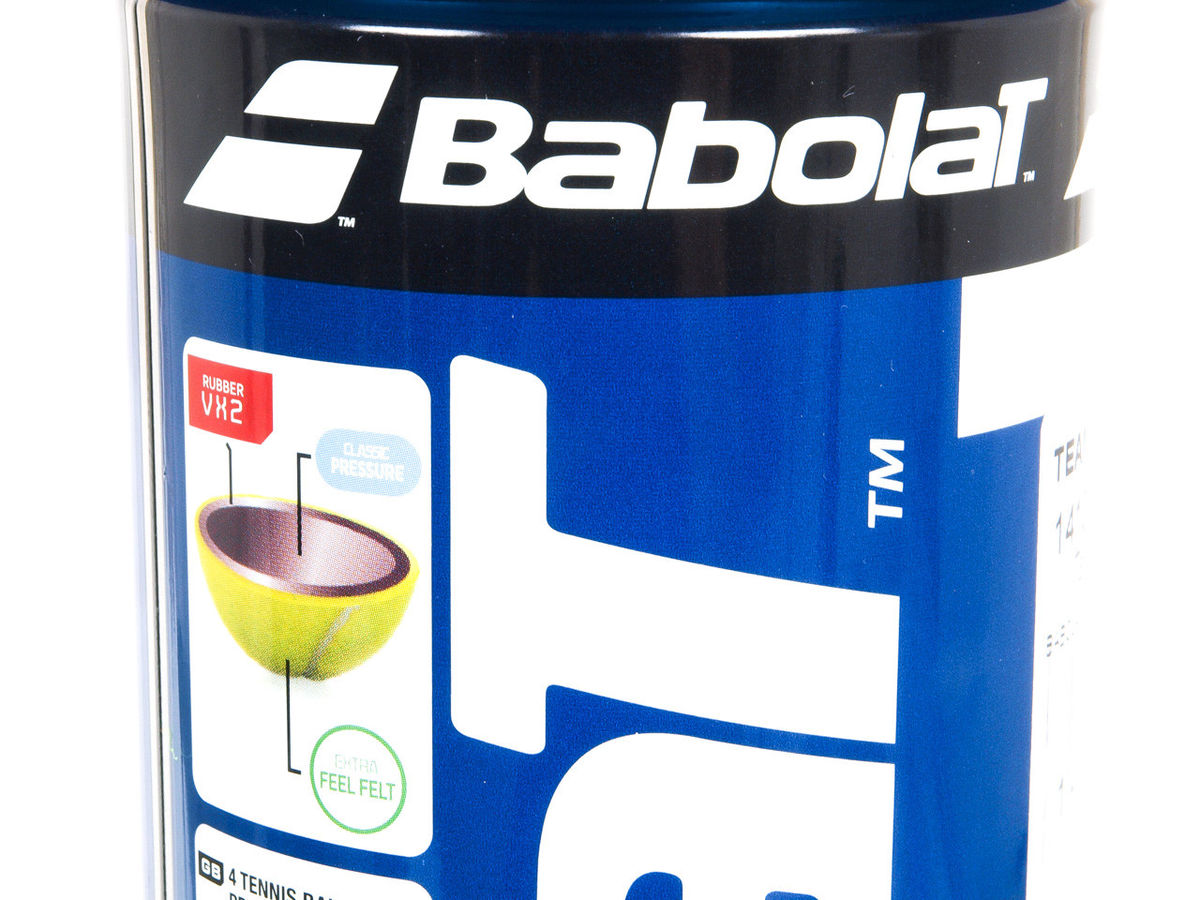 Babolat Balles De Tennis Team X4 - Noir