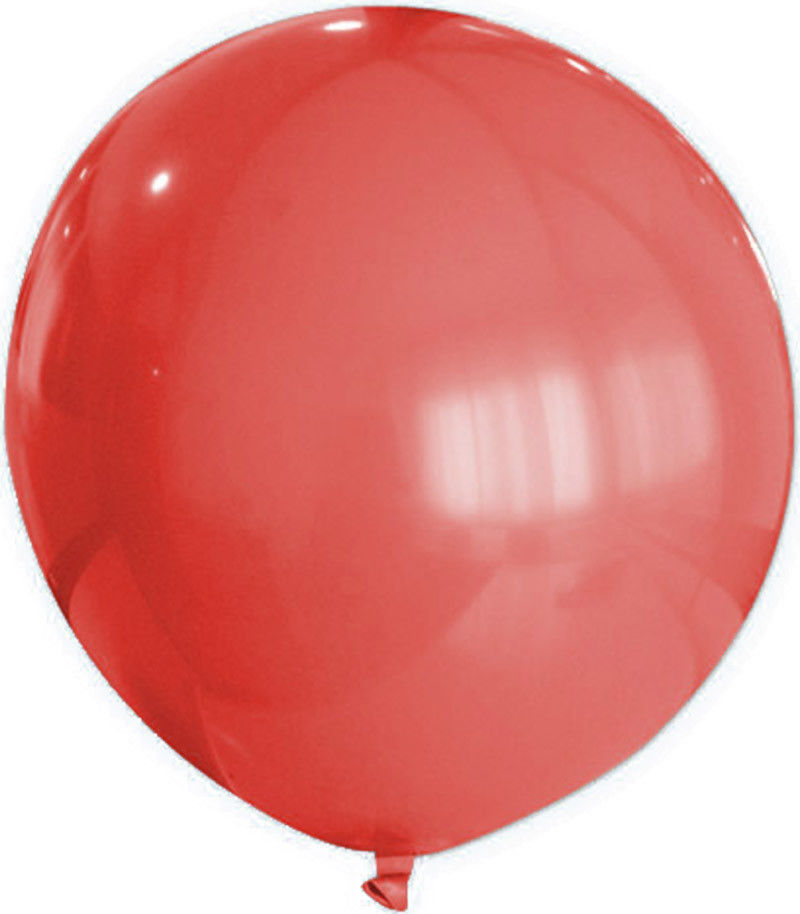 Ballon Geant Rouge 80 Cm Taille Unique