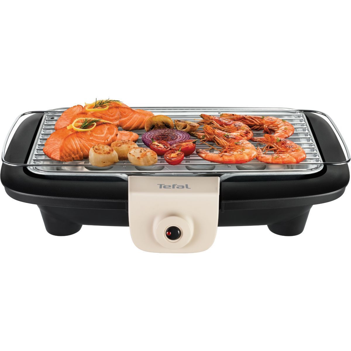 Tefal Bbq Electrique Bg90d814 Easygrill Power Pieds 2300 W Taupe